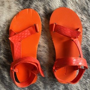 Aldo Shoes - Electric Orange Teva styles sandals (from Aldo) Aldo Shoes - Electric Orange Teva styles sandals (from Aldo)